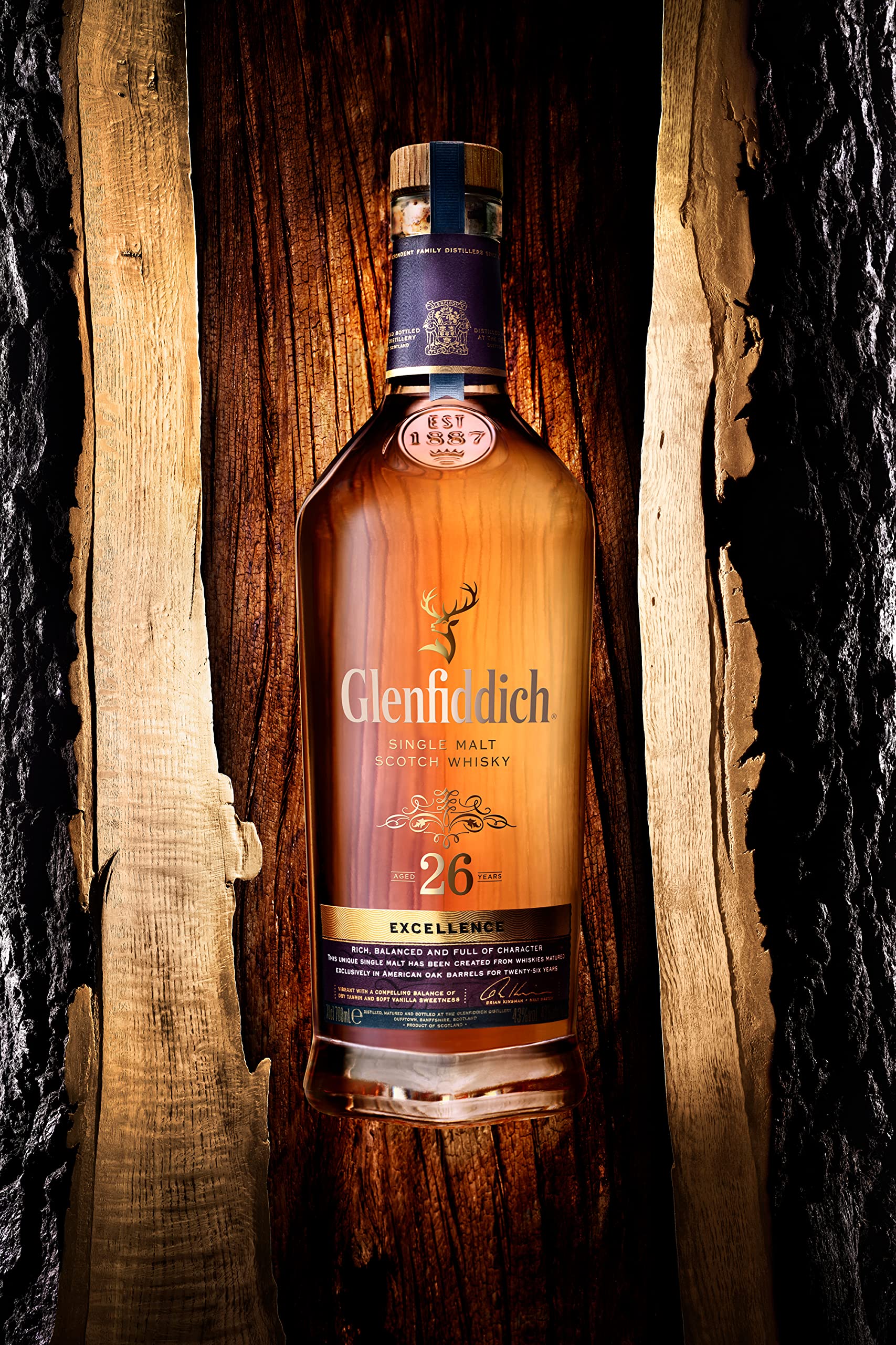 Glenfiddich Excellence 26 años Whisky Escocés Single Malt, 70cl